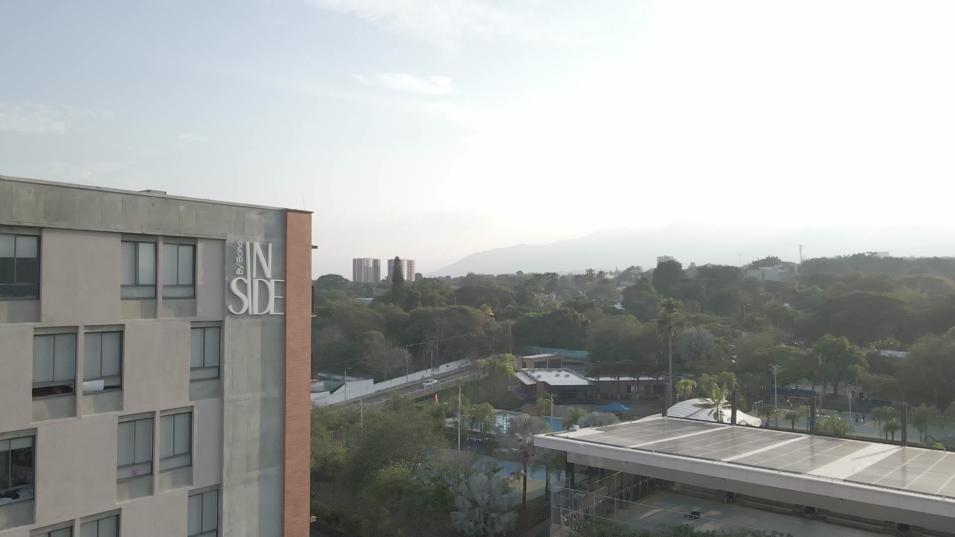 Vista aérea de Inside en el barrio Pance, Cali